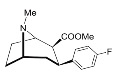 Picture of (-)-2-beta-Carbomethoxy-3-beta-(4-fluorophenyl)tropane (2 mg)