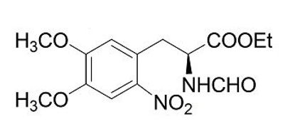 Picture of N-formyl-3,4-dimethoxy-6-nitro-D-phenylalanine ester (5 mg)