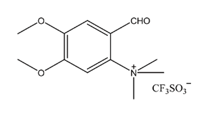 Picture of 6-Trimethylammoniumveratraldehyde triflate (Custom Volume)