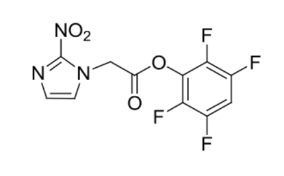 Picture of 2,3,5,6-Tetrafluorophenyl-2-(2-nitroimidazol -1-yl)acetate (10 mg)