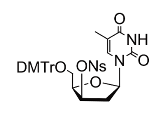 Picture of DMTr-Nosyl-lyxothymidine (5 mg)