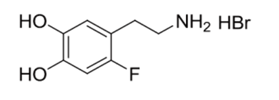 Picture of 4-(2-Aminoethyl)-5-fluorobenzene-1,2-diol hydrobromide (2 mg)