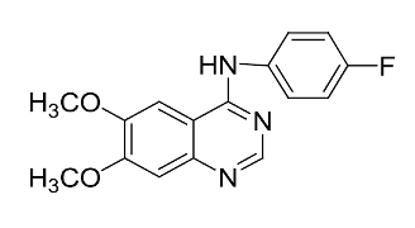 Picture of N-(4-Fluorophenyl)-6,7-Dimethoxy-4- quinazolinamine (50 mg)