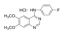 Picture of 4-(4’-Flouoroanilino)-6,7-dimethoxyquinazoline hydrochloride (10 mg)